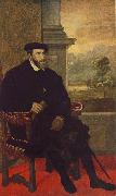 TIZIANO Vecellio Portrait of Charles V Seated  r China oil painting reproduction